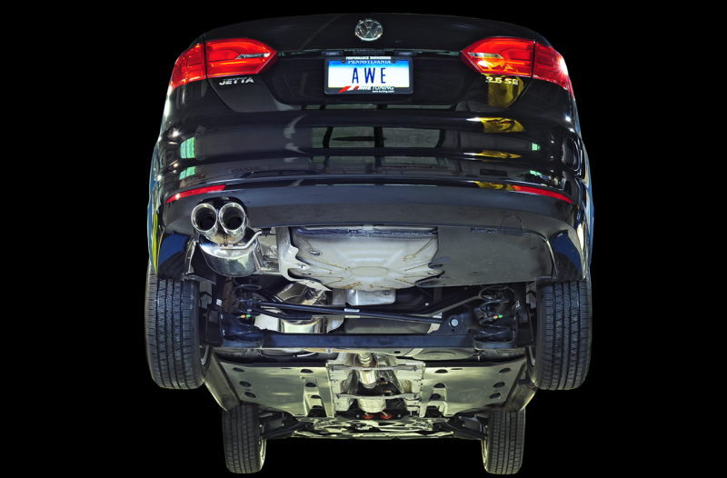 AWE Tuning Mk6 Jetta 2.5L Touring Edition Exhaust - Polished Silver Tips thumbnail 9