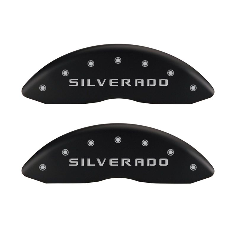 MGP 4 Caliper Covers Engraved Front & Rear MGP Red finish silver ch thumbnail 7