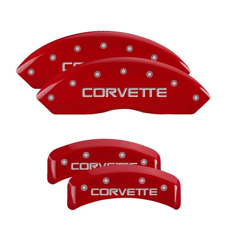 MGP 4 Caliper Covers Engraved Front & Rear Gen 5/Camaro Yellow finish black ch thumbnail 6