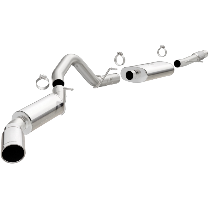 MagnaFlow SYS Cat-Back 2015 GMC Yukon XL Denali 3in Single Passenger Side Rear Ext. 4in Tip thumbnail 3