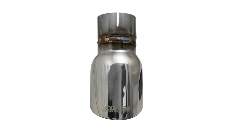 Corsa Single Universal 2.5in Inlet / 3.5in Outlet Polished PVD Pro-Series Tip Kit thumbnail 7