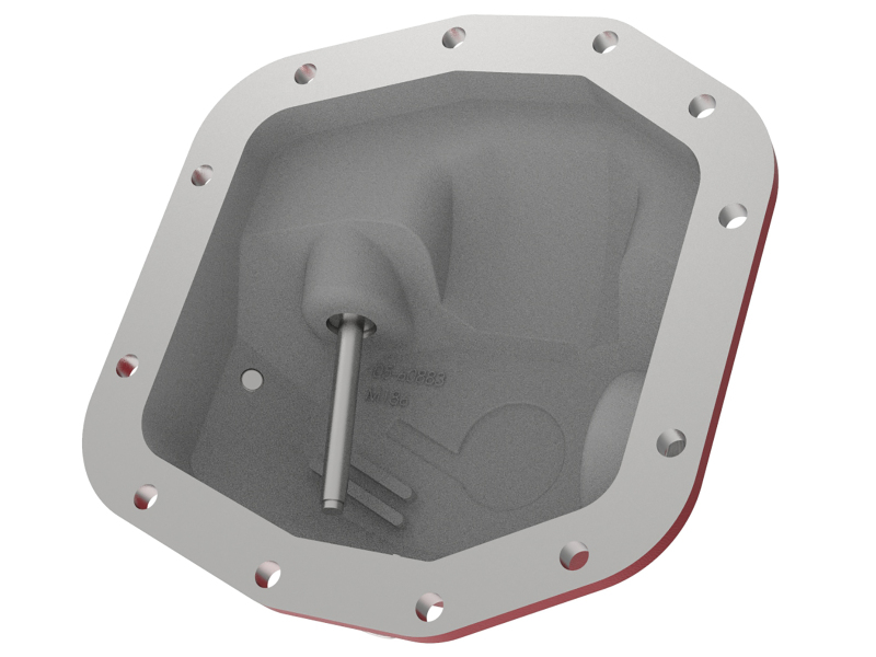 aFe Pro Series Front Differential Cover Red 2018+ Jeep Wrangler (JL) V6 3.6L (Dana M186) thumbnail 7