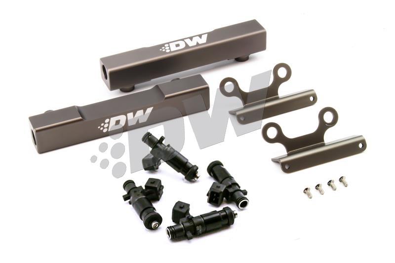 DeatschWerks 02+ Subaru WRX / 07+ STI/LGT Top Feed Fuel Rail Upgrade Kit w/ 1500cc Injectors