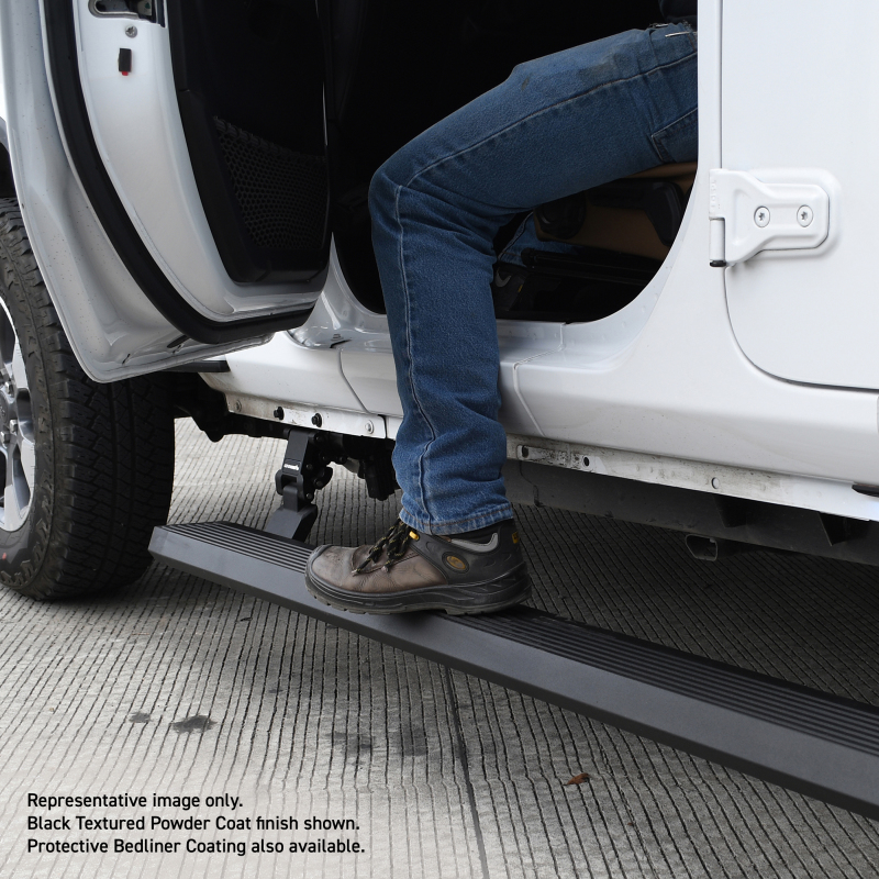 RealTruck 18-24 Jeep Wrangler 2dr VoltStep Electric Running Board Kit (No Drill) - Tex. Blk thumbnail 6