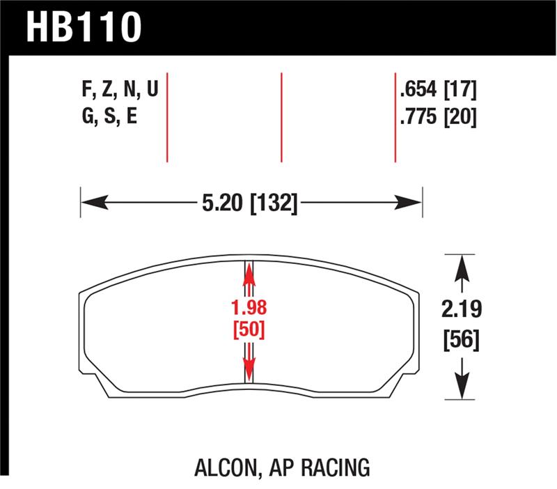 HAWK HPS Brake Pad Sets