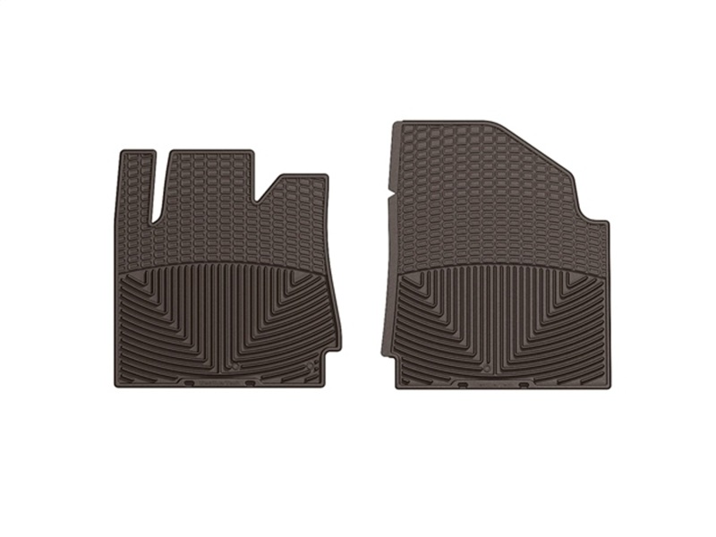 WT Rubber Mats - Front - Cocoa