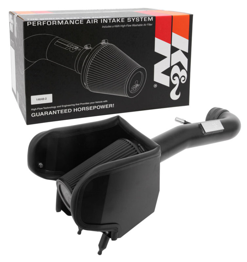 K&N 2018 Jeep Wrangler JL V6-3.6L F/I Blackhawk Performance Intake Kit (No Jeep Grand Cherokee) thumbnail 6