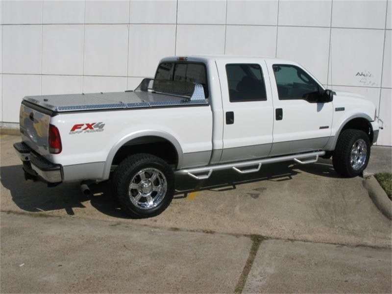 N-Fab Nerf Step 99-16 Ford F-250/350 Super Duty Crew Cab 6.75ft Bed - Gloss Black - Bed Access - 3in thumbnail 2