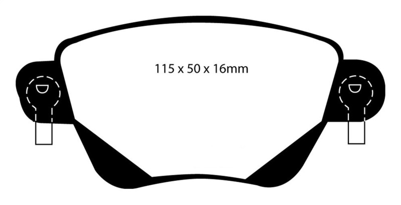 EBC S4 Brake Pad and Rotor Kit (1x ebcDP31350C, 1x ebcUSR1050) thumbnail 5