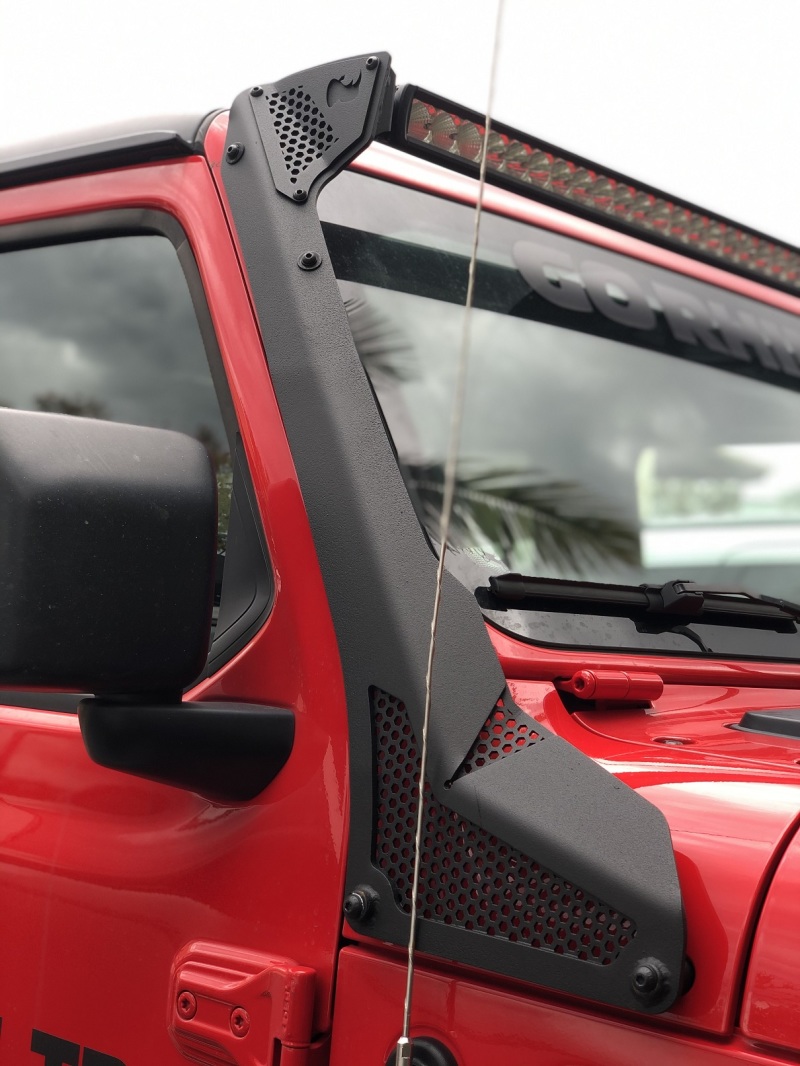 Go Rhino 18-20 Jeep Wrangler JL/JLU/Gladiator JT XE Windshield Light Bar Mount - 50in Single Row thumbnail 2