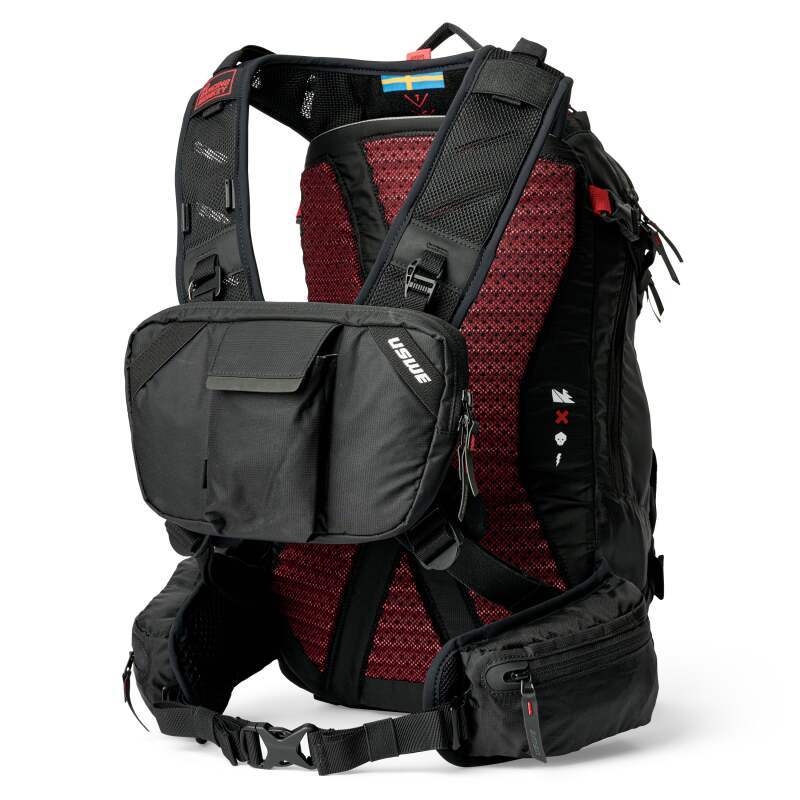 USWE VST Detachable Chest Pocket for Daypack Black thumbnail 2