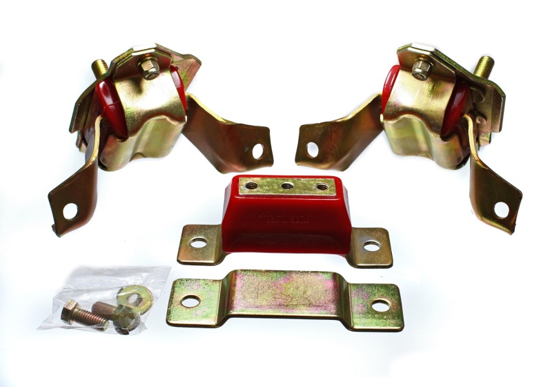 Energy Suspension 84-95 Ford Mustang 5.0 (302c.i.) V8 Red Motor & Transmission Mount Set thumbnail 3