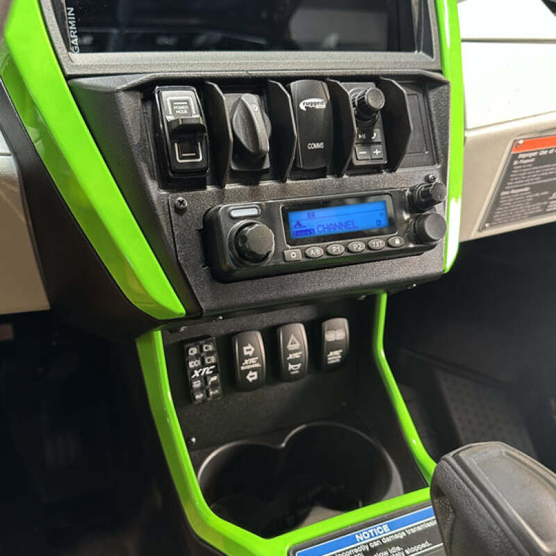 Rugged Radios Kawasaki Teryx4/Teryx5 H2 Comp Comm Kit w/ BT Intercom & 2-Way - 696/G1 GMRS thumbnail 9