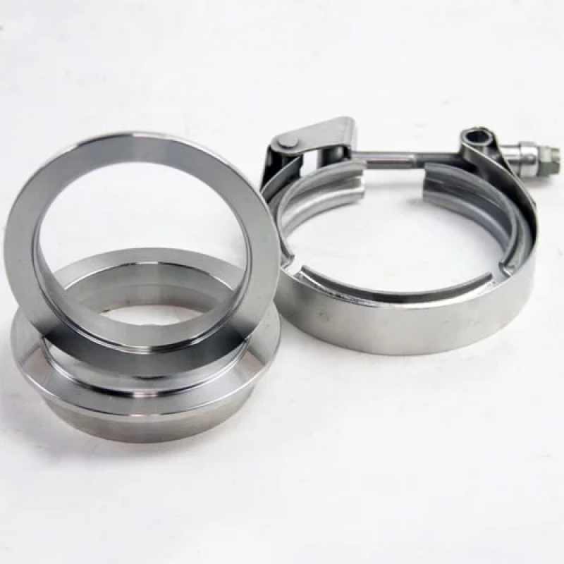 Granatelli 3.5in Mild Steel Mating Male to Female Flanges w/V-Band Clamp thumbnail 3