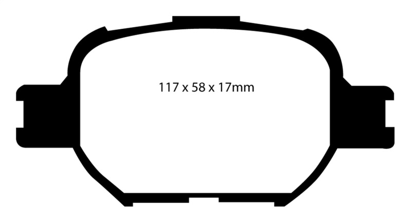 EBC S9 Brake Pad and Rotor Kit (1x ebcUSR7110, 1x ebcDP41325R) thumbnail 5
