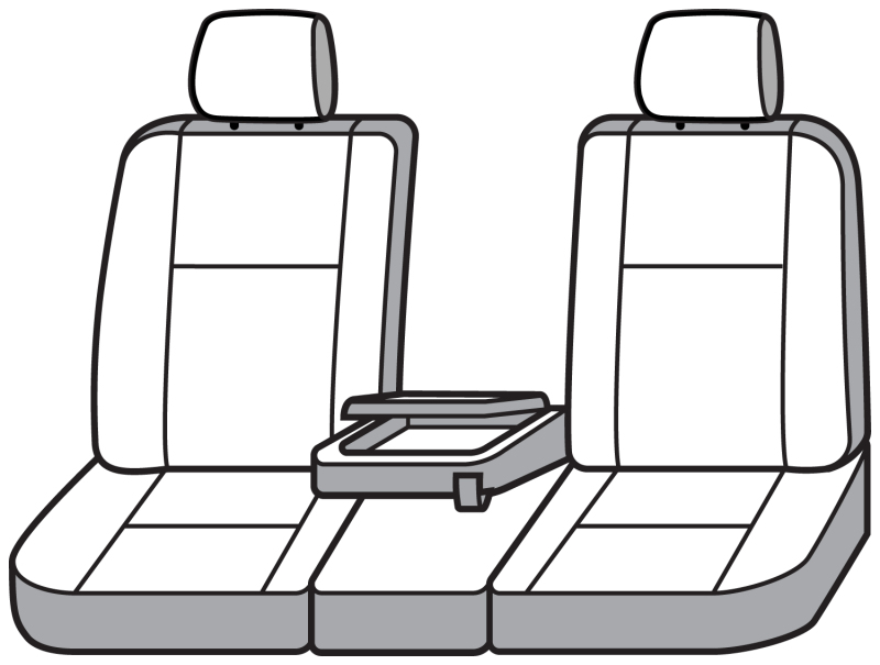 Covercraft 19-25 Chevrolet Silverado Carhartt Super Dux SeatSaver Frt Row Custom Seat Cover- Gravel