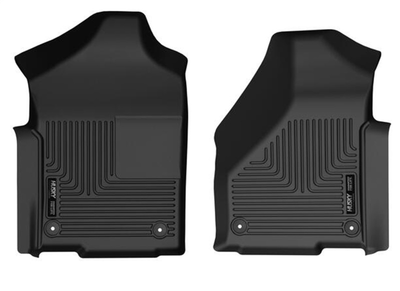 Husky Liners 19-22 RAM 2500/3500 Std Cab (Vinyl Floor) WeatherBeater Front Floor Liners - Black thumbnail 2