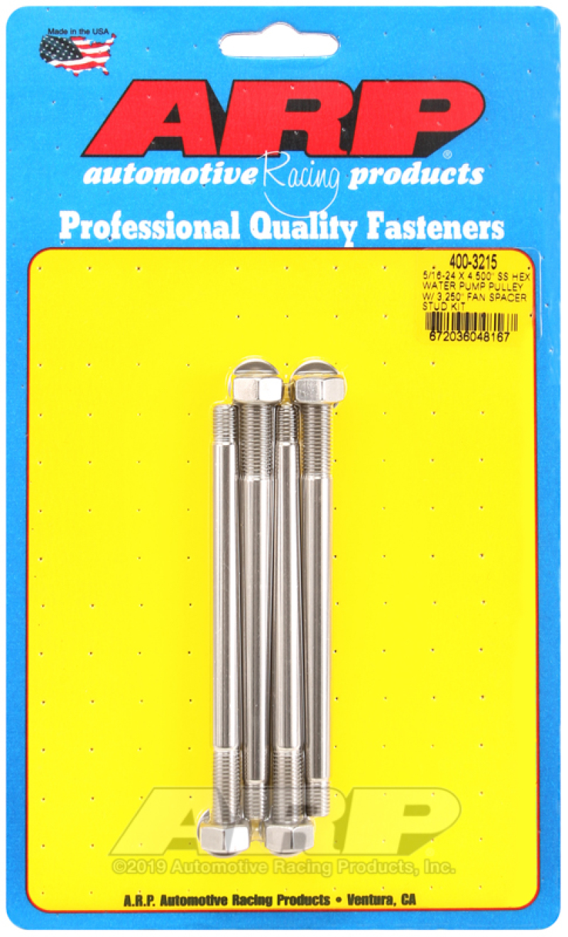 ARP Water Pump Pulley Stud Kits