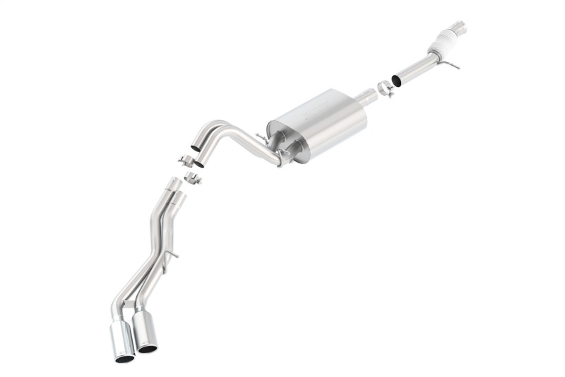 Borla Touring Cat Back 15-16 Chevy Tahoe 5.3L V8 2.75in, 2.25in Dual Same Side Exit 4in Tips thumbnail 6