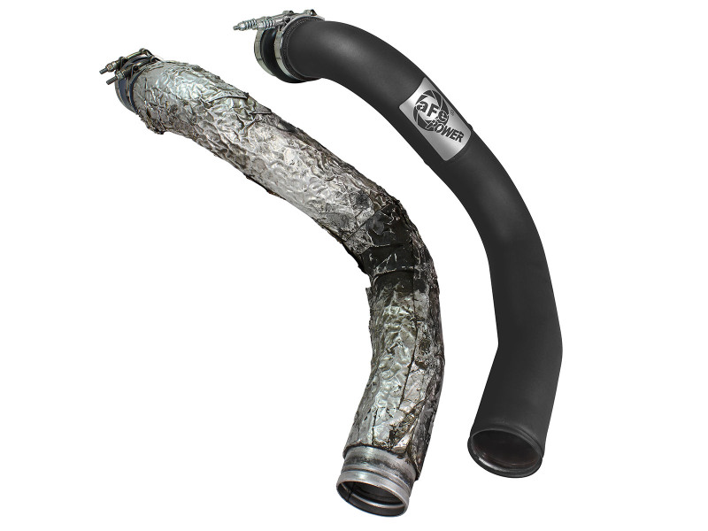 BladeRunner 3 IN Aluminum Hot Charge Pipe Black