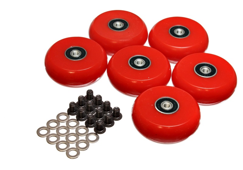Energy Suspension 2.375 inch Hyper-Glide PolyCreeper Wheels (Set of 6) thumbnail 2