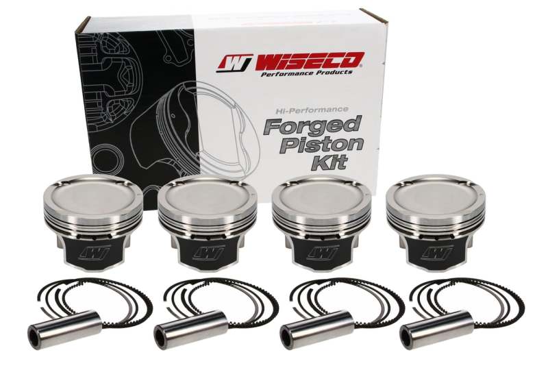 Wiseco Honda R18 81.5mm 9.0:1 CR Bore -10cc Dome Piston Shelf Stock Kit thumbnail 3