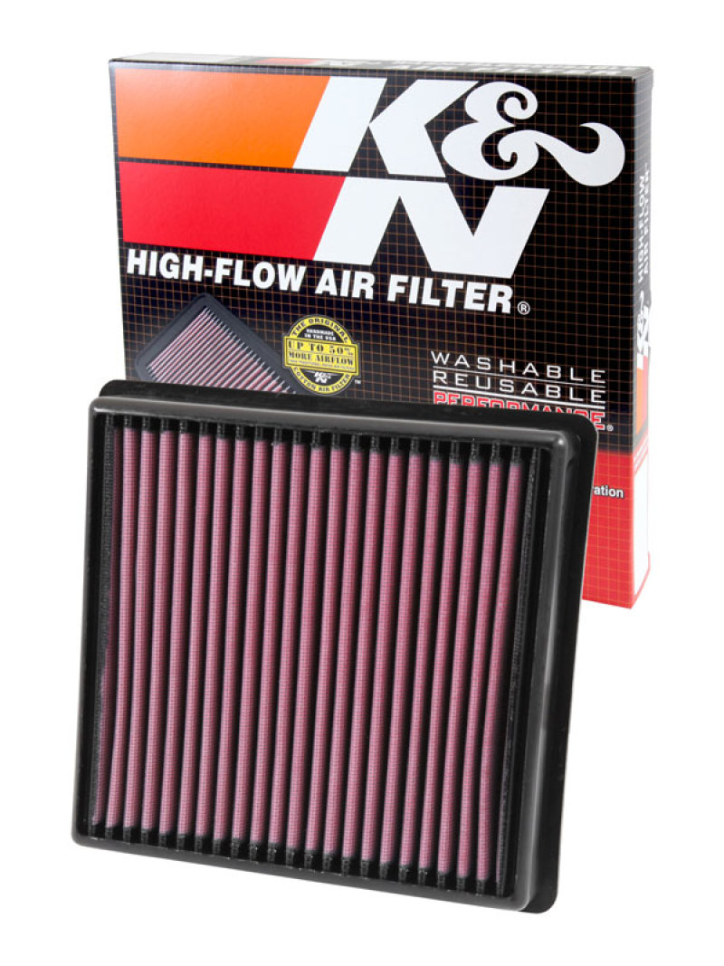 K&N Replacement Panel Air Filter for 11-14 Jeep Grand Cherokee 3.0L V6 Diesel thumbnail 7
