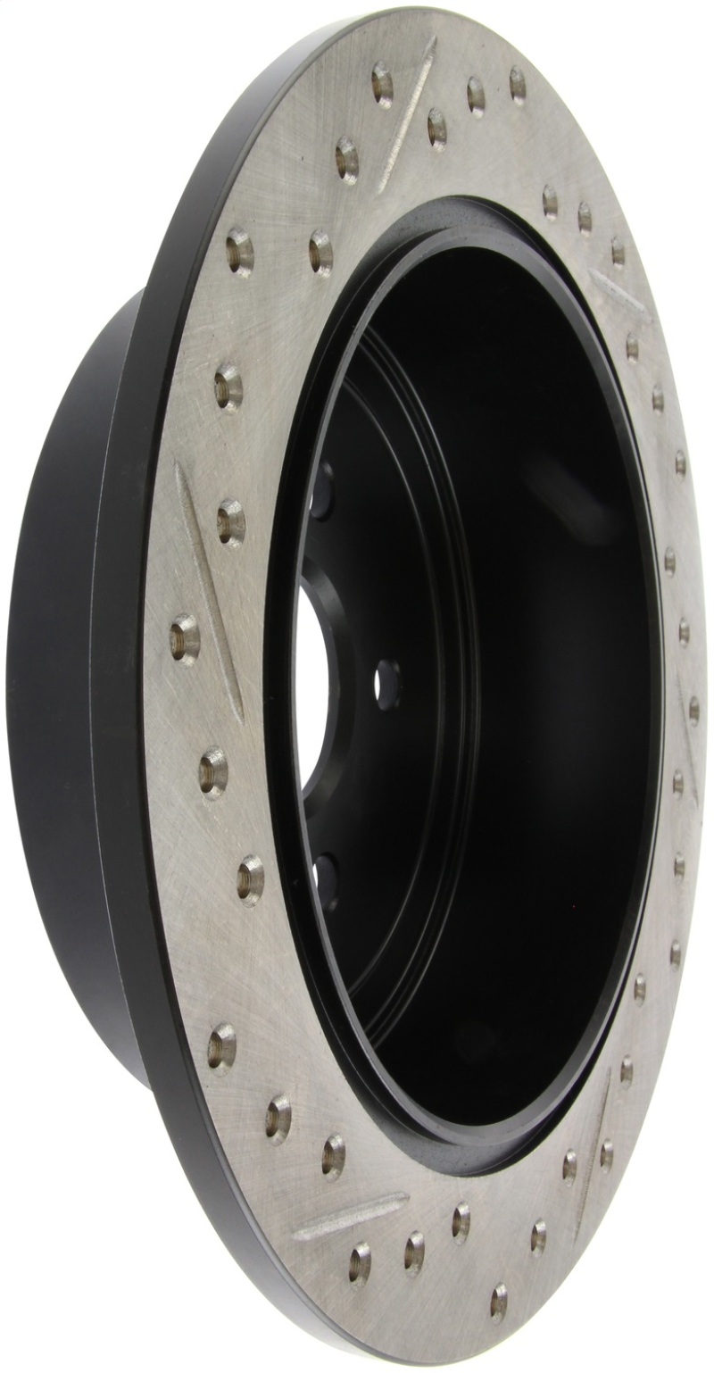 StopTech 08-10 Impreza WRX (Exc STi)/08-10 Impreza Coupe/Sedan Slotted & Drilled Left Rear Rotor thumbnail 6