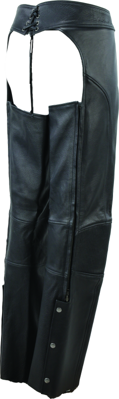Kuryakyn Leather By River Road Sierra Leather Chaps Black Womens - Small thumbnail 6