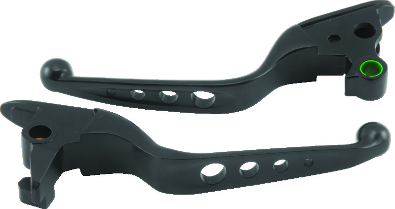 Bikers Choice 15-17 FLST FXST O-Series 4 Holed Lever Set Black