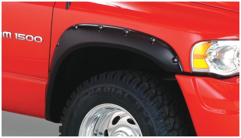 Husky Pocket-Style Fender Flares for 2003-2009 RAM 3500, 2500, 2002-2008 1500 - 2805907 Flares, Pocket Style, Front, Rear, Black, Dura-Flex Thermoplastic, Dodge, Set of 4 thumbnail 6