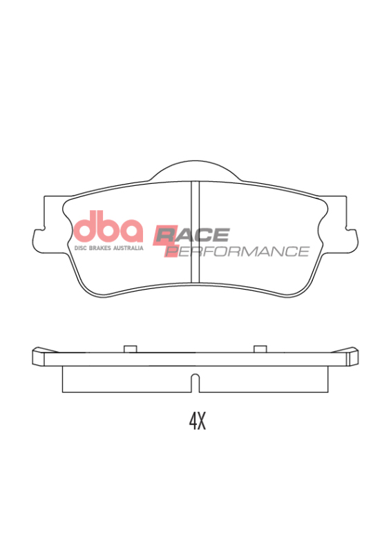 DBA 08-17 Pontiac G8 V6 Rear RP Performance Brake Pads