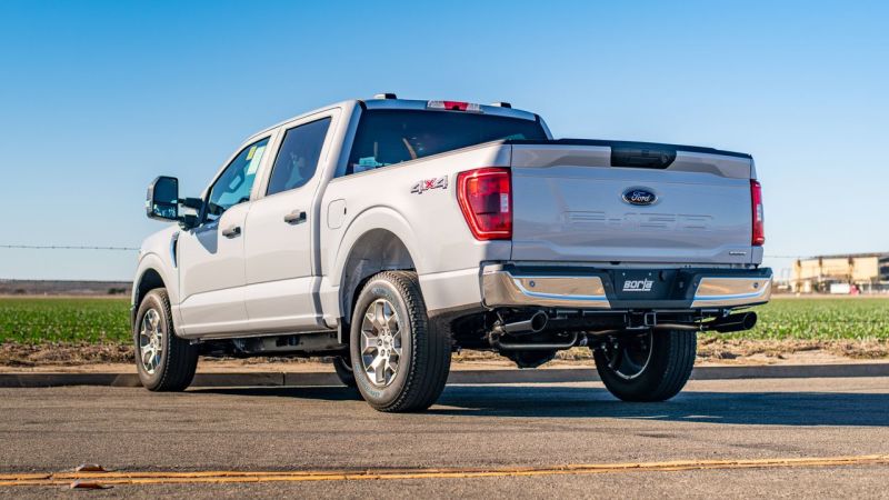 Borla F-150 2021 2.7L/3.5L 4dr CC SB EC STB Lar/KingR/Plnum/LTD 3/2.25 SRE CB S-Type BLK CHR Tips thumbnail 6