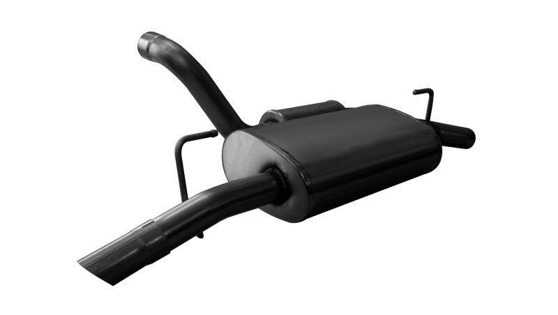Corsa 2018-2025 Jeep Wrangler JL 2.5in Dual Rear Turn Down Exit Black Touring Axle-Back Exhaust thumbnail 4