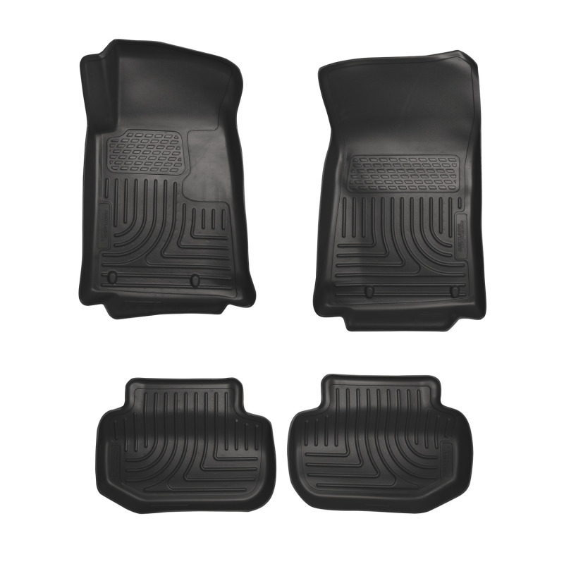 Husky Liners 10-12 Chevrolet Camaro WeatherBeater Combo Black Floor Liners thumbnail 3