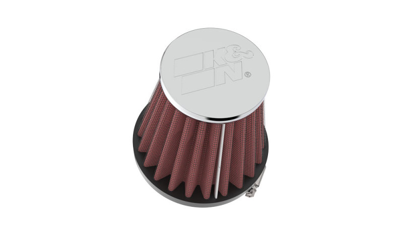 K&N Universal Chrome Filter 1 15/16 inch FLG / 3 inch Base / 2 inch Top / 3 inch Height thumbnail 7