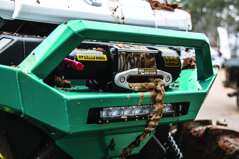 5,000 lbs. Quadboss Winch 608851 Winch, Electric, Pull Rating, Hawse Fairlead, 50 ft. Synthetic Rope Length, Wired and Wireless Remote, Kit thumbnail 7