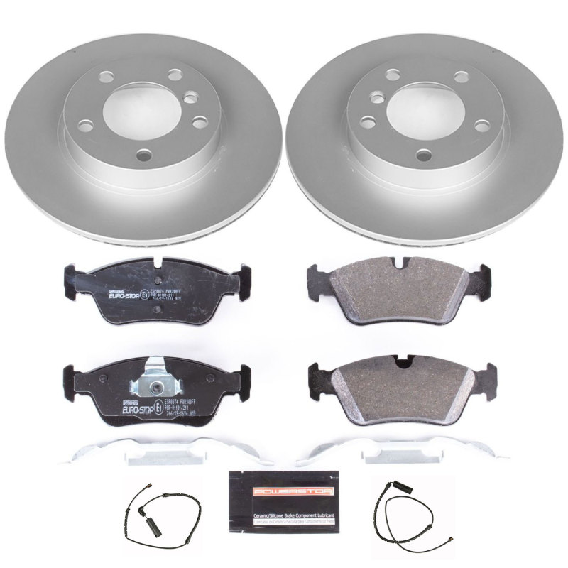 Power Stop 92-98 BMW 318i Front Euro-Stop Brake Kit thumbnail 2