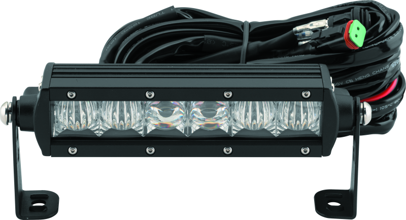 Quadboss Single-Row 1,074 Lumens 7 Inch LED Light Bar 568908 QB SINGLE ROW 6.5" thumbnail 5