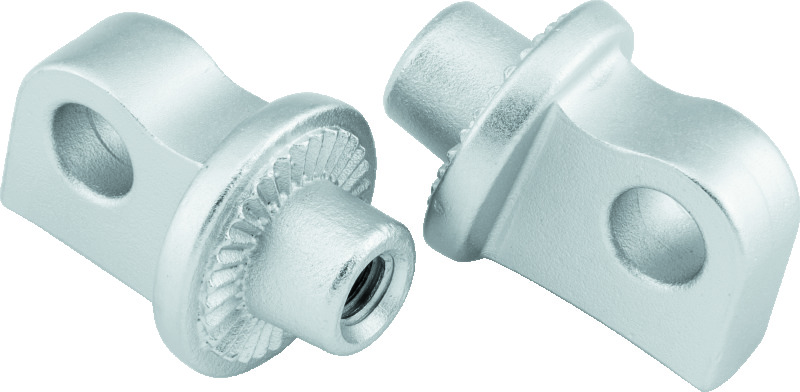Kuryakyn Splined Peg Adapter Silver #8899