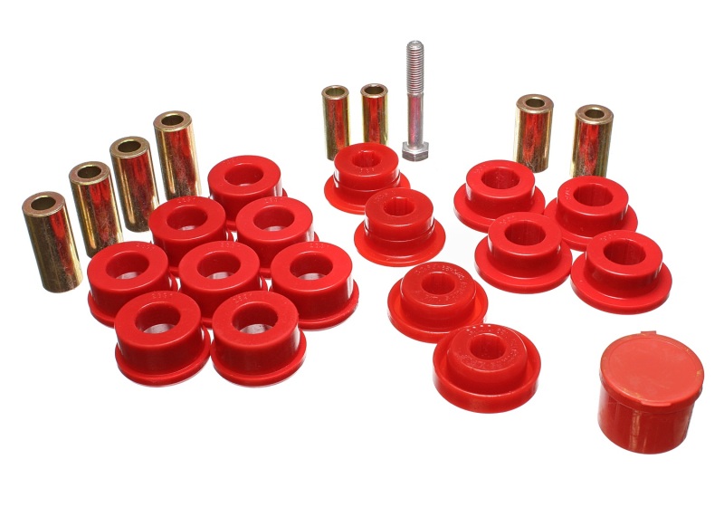 Energy Suspension Control Arm Bushings - Front - Red thumbnail 5