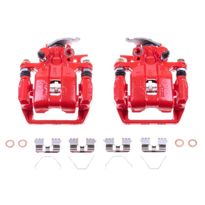 Power Stop 13-17 Honda Accord Rear Z23 Evolution Sport Brake Kit w/Calipers (1x psbK5368, 1x psbS7096) thumbnail 6