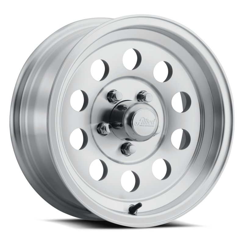 Raceline Wheels 881MC Mod Machined Trailer 15x6 Wheel, 881 Trailer, 15 in. x 6 in., 5 x 4.50 in. Bolt Pattern, Cast Aluminum, Machined, Natural, 0.00mm Offset, 81.03mm Center Bore, Each thumbnail 4