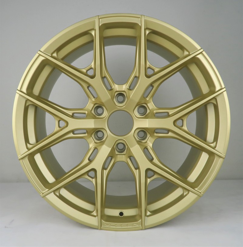 Vossen HF6-4 20x9.5 / 6x135 / ET15 / 87.1 - Satin Gold Wheel thumbnail 2