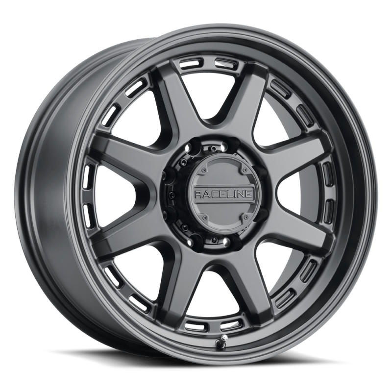 Raceline 947B Scout 18x8in / 5x114.3 BP / 35mm Offset / 72.62mm Bore - Satin Black Wheel thumbnail 5