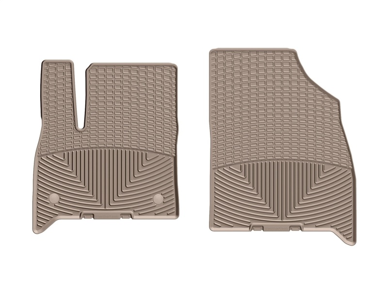 WT Rubber Mats - Front - Tan