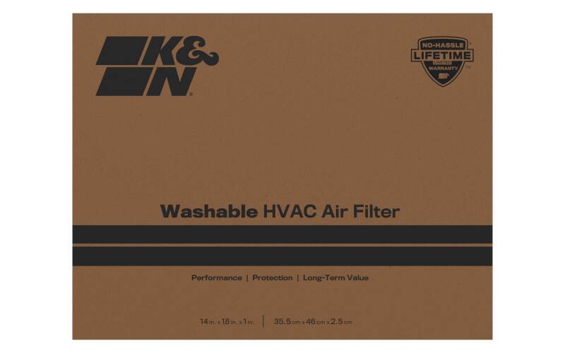 K&N HVAC Filter 14 X 18 X 1 Merv 8 thumbnail 2