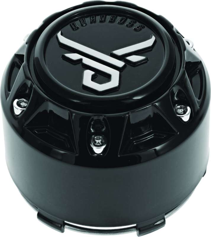 Quadboss Wheel Center Caps 608582 QuadBoss Cap - 110 - Black thumbnail 3