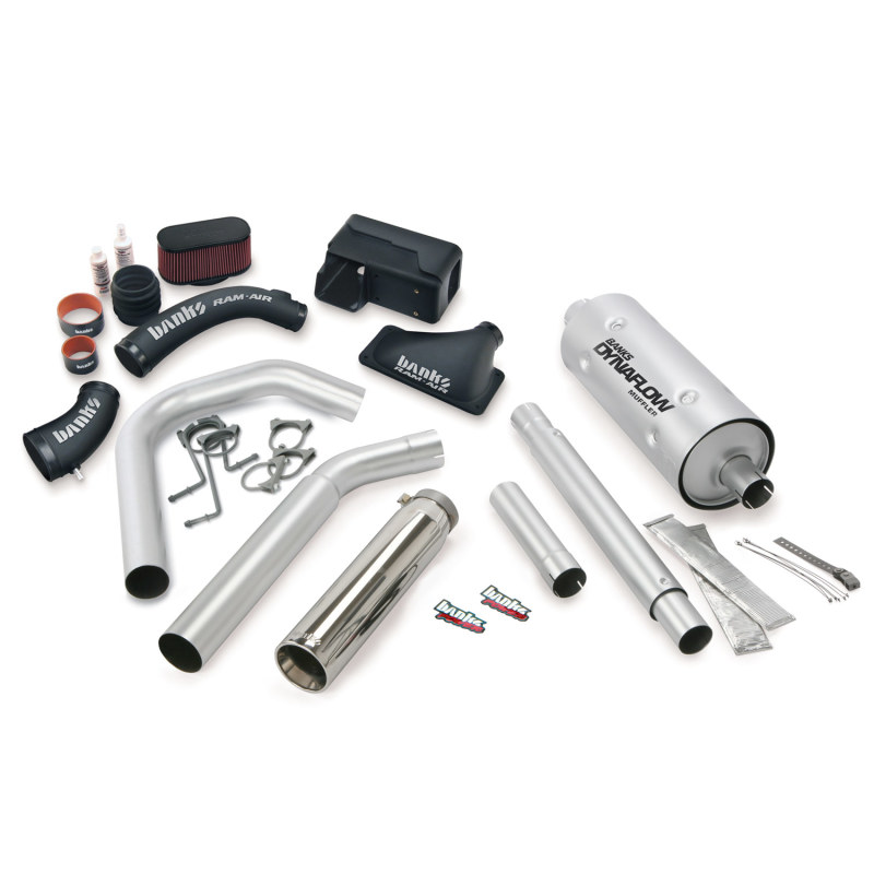 Banks Power 16-17 Ford 6.8L MH-A Stinger Bundle - SS Single Exhaust Left Exit w/ Chrome Tip thumbnail 3