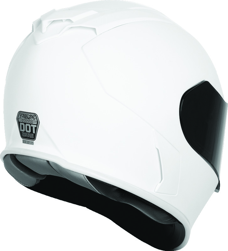 Speed Helmet and Strength SS900 Solid Speed Helmet Matte White - XS thumbnail 2